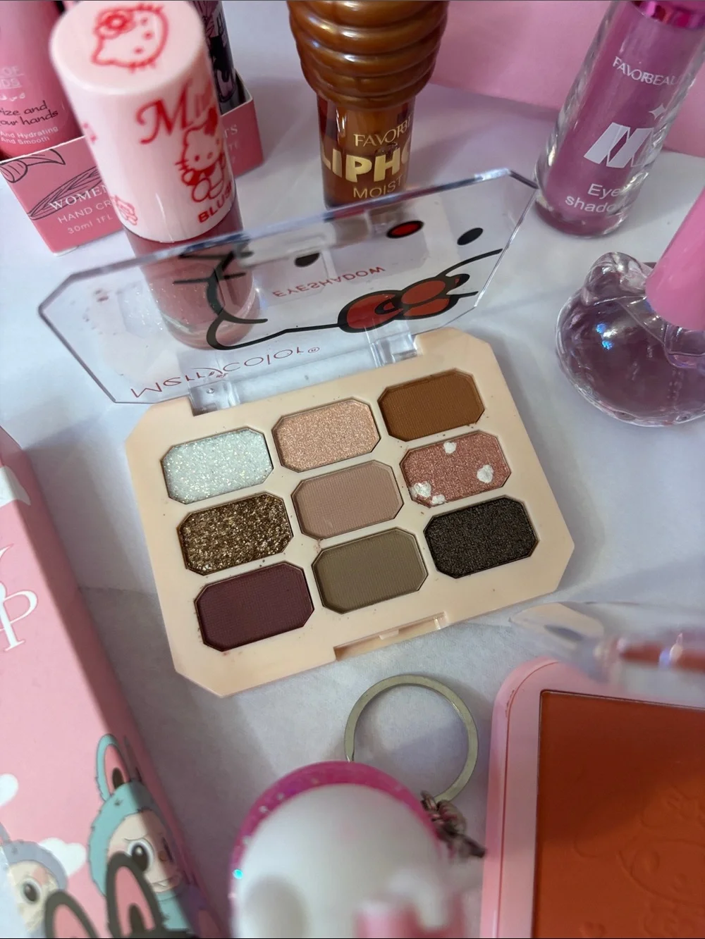 Hello Kitty Pink Kids Accessories and Makeup Play Set